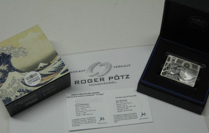 Frankreich 10 Euro 2020 zilver Pp Masterpieces of the Mus..., Timbres & Monnaies, Monnaies | Europe | Monnaies euro, Envoi