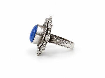 Zonder minimumprijs - Ring Zilver Lapis lazuli - Zilveren