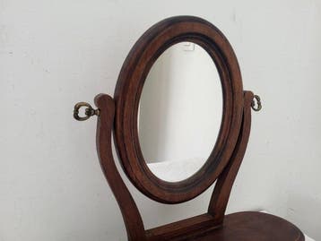 Tafelspiegel - Hout, spiegel - kapper