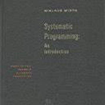 Systematic Programming: An Introduction - Niklaus, Verzenden