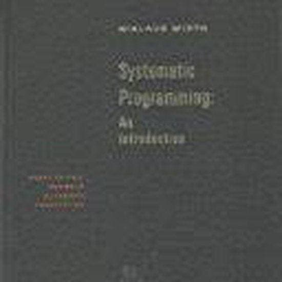 Systematic Programming: An Introduction - Niklaus, Boeken, Overige Boeken, Verzenden
