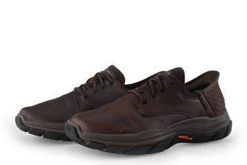 Skechers Instappers in maat 41 Bruin, Kleding | Heren, Schoenen, Bruin, Verzenden, Overige typen, Zo goed als nieuw