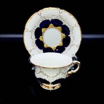 E.A.Leuteritz - Meissen - First Choice - B-form - Cobalt, Antiquités & Art
