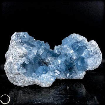 Natuurlijke celestietdruse uit Madagaskar – Hemelse