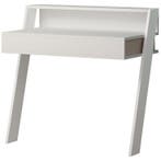 Evila Originals Cowork Bureau, Houtfineer, Wit - Outlet -, Huis en Inrichting, Verzenden, Zo goed als nieuw