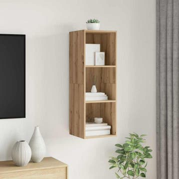 vidaXL Tv-meubelset 37 x 37 x 107 cm Artisan Eiken Bewerkt, Verzenden, Nieuw