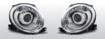 Koplampen | geschikt voor Fiat 500 2007- | chroom, Auto-onderdelen, Verzenden, Nieuw, Fiat