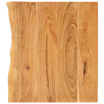 vidaXL Wastafelblad 80x52x3,8 cm massief acaciahout, Doe-het-zelf en Bouw, Verzenden, Nieuw