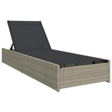 Ligstoel Beige - Outlet prijs! Pak nu je kans voor een te..., Verzenden, Zo goed als nieuw, Wicker, Verstelbaar