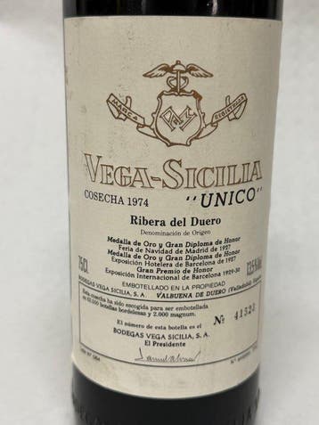 1974 Vega Sicilia, Único - Ribera del Duero Gran Reserva - 1, Nieuw