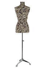 *TIP*  Buste vrouw tijgerprint 3/4 model op poot BC956-106, Ophalen of Verzenden