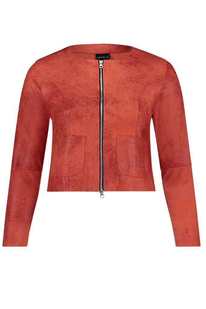 Jasje Ophilia Lara S9 Vintage leather maat 52/54, Kleding | Dames, Jasjes, Kostuums en Pakken, Verzenden