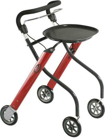 Rollator Trust Care Let's Go Indoor Red (Nieuw), Diversen, Ophalen of Verzenden, Nieuw