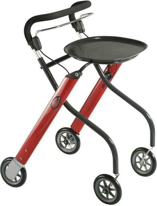 Rollator Trust Care Let's Go Indoor Red (Nieuw), Diversen, Rollators, Nieuw, Ophalen of Verzenden
