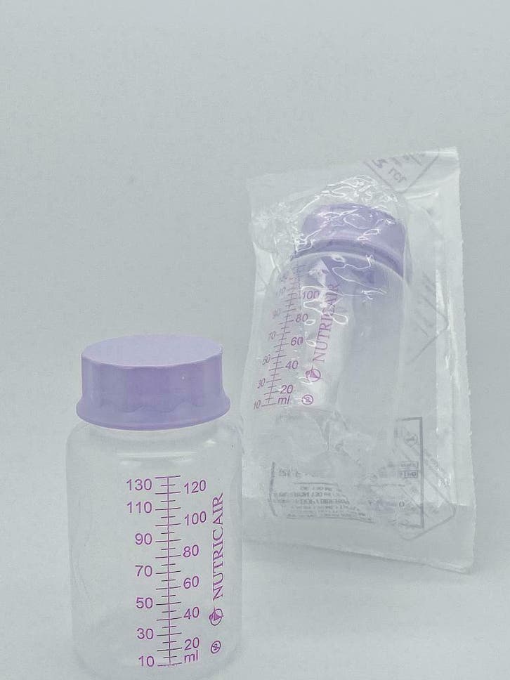 Moedermelk Bewaarfles 130ml Wegwerp - Steriel Verpakt, Divers, Matériel Infirmier, Enlèvement ou Envoi
