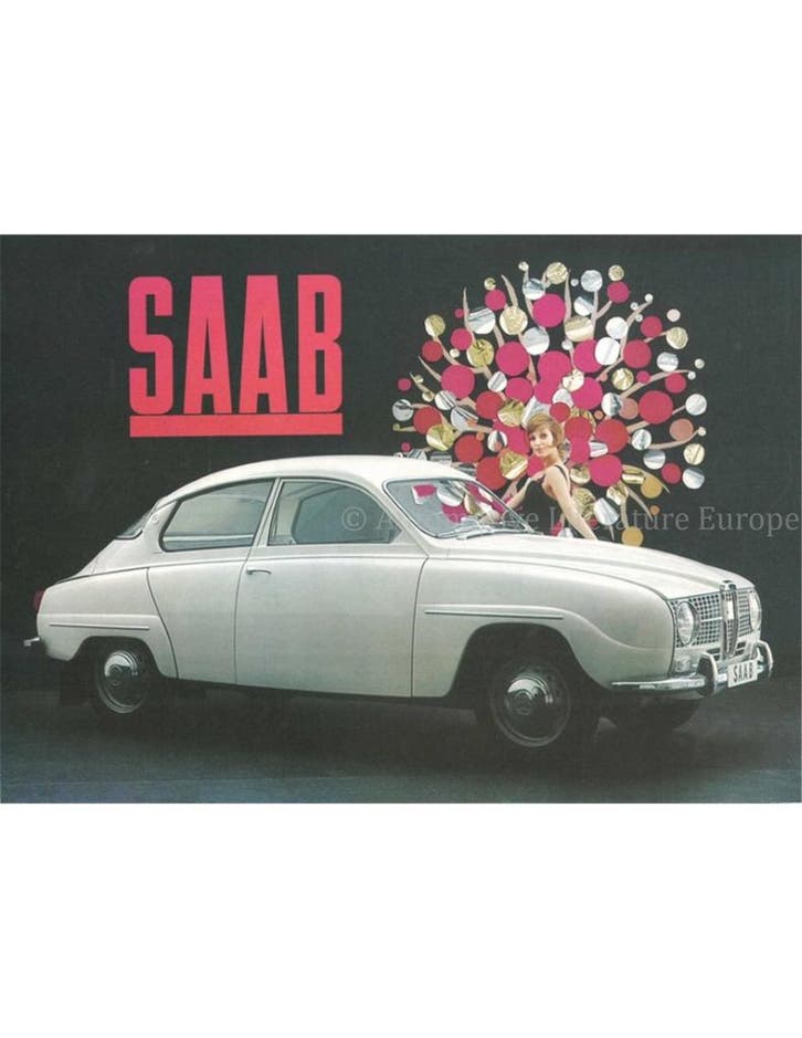 1965 SAAB 96 BROCHURE NEDERLANDS, Livres, Autos | Brochures & Magazines