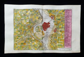 Italië - Lombardije, Mantua; J.J.F. De Lalande - Plan de, Nieuw