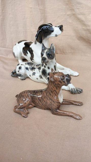 Royal Copenhagen - Holger Christensen - Beeldje, Cani di, Antiek en Kunst