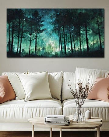 Wysocky John (XX) - The starry forest, Antiek en Kunst, Kunst | Schilderijen | Modern