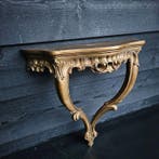 Plank - Hout - Barokke rekconsole