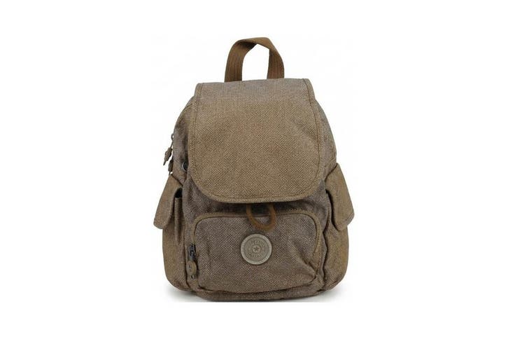 Kipling Rugzak Beige, Handtassen en Accessoires, Tassen | Rugtassen, 25 tot 40 cm, Zo goed als nieuw, Kipling, 30 tot 45 cm, Verzenden