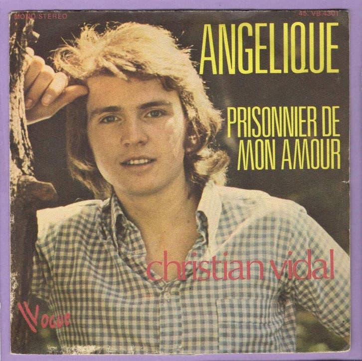 Christian Vidal – Angélique / Prisonnier De Mon Amour (7-Vi, Cd's en Dvd's, Vinyl Singles, Ophalen of Verzenden