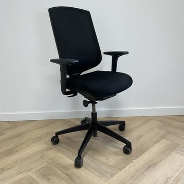 ergonomische bureaustoel, zwart, Ergonomisch, Gebruikt, Zwart, Bureaustoel