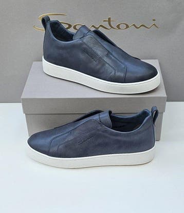 Santoni - Sneakers - Maat: EU 43 - Nieuw met tags, Kleding | Heren, Nieuw