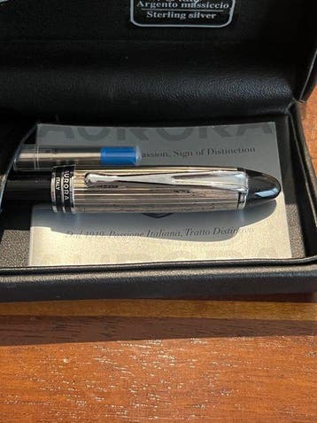 Aurora - Aurora Ipsilon Dou Argento - Balpen, Nieuw