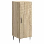 vidaXL Dressoir Sonoma Eiken 33 x 34,5 x 89,5 cm Bewerkt, Verzenden