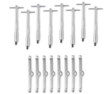 Klepdeksels T-bolt holddown and pressure plate kit 16 pieces, Ophalen of Verzenden
