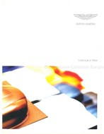 2011 ASTON MARTIN KLEURENKAART BROCHURE ENGELS, Nieuw