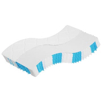 vidaXL Pocketveringmatras middelhard-hard 120x200 cm, Verzenden