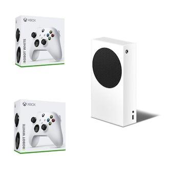 Xbox Series S 512GB + 2 Nieuwe Series X & S Controllers, Consoles de jeu & Jeux vidéo, Consoles de jeu | Xbox Series X & S, Enlèvement ou Envoi