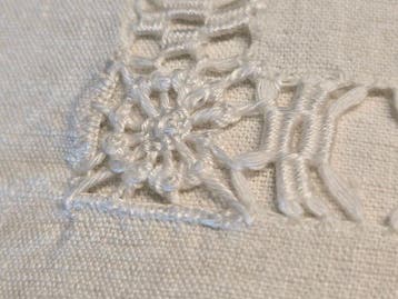 Drap de lit (3) - 300 cm - 210 cm - anciens trousseaux