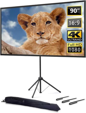 80 Draagbaar projectiescherm | Retour deal | Sla toe!, Audio, Tv en Foto, Verzenden, Handmatig, Zo goed als nieuw