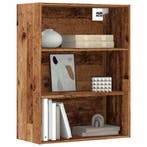 vidaXL Bovenkast 69,5x32,5x90 cm oud houtkleurig, Huis en Inrichting, Kasten | Dressoirs, Verzenden, Nieuw