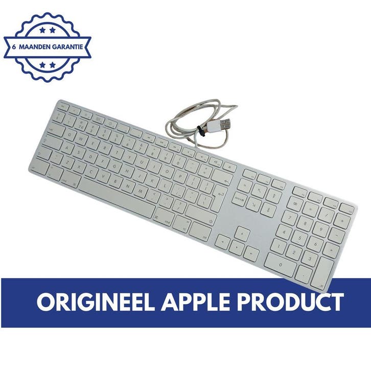 Apple A1243 | Toetsenbord | Apple Keyboard | Keyboard, Computers en Software, Toetsenborden, Bedraad, Qwerty, Gebruikt, Verzenden