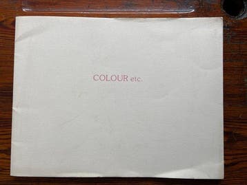 Paul-Armand Gette - Colour etc. (90 ex.) - 1987