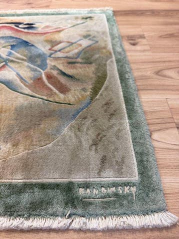 China - Tapis - 0.75 m - 1.22 m - Kandinsky Aquarell Silk!, Nieuw
