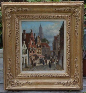 Johannes Frederik Hulk (1829-1911) - Stadsgezicht