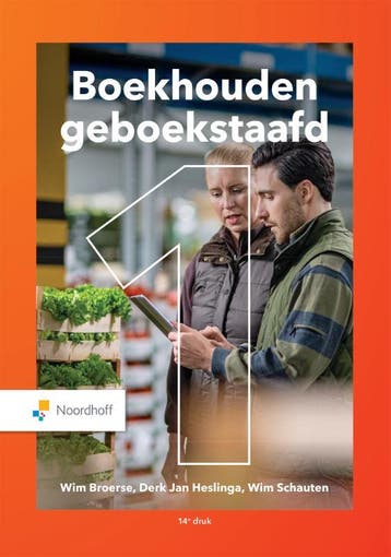 Boekhouden geboekstaafd 1 9789001738280 Wim Broerse, Verzenden, Zo goed als nieuw, Wim Broerse
