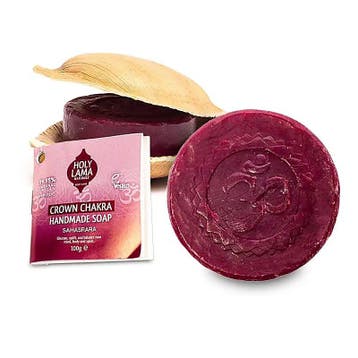 Zeep in Palmblad Kruin Chakra (Crown) - Holy Lama, Ophalen of Verzenden