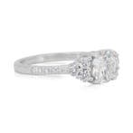 Ring - 18 karaat Witgoud - 1.50ct. tw. Diamant (Natuurlijk)