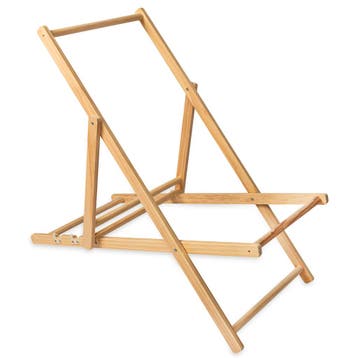 Inklapbaar Strandstoelframe | Hout | Naturel | In-/Outdoor, Verzenden, Nieuw in verpakking