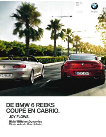 2014 BMW 6 SERIE BROCHURE NEDERLANDS