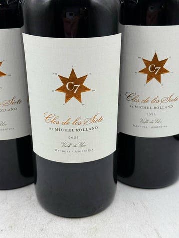 2021 Clos de Los Siete Michel Rolland - Mendoza - 3 Magnums, Nieuw