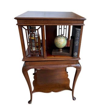Patent - Boekenkast - Mahonie