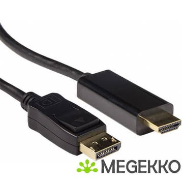 ACT Verloopkabel DisplayPort male naar HDMI-A male  5,00 m, Verzenden