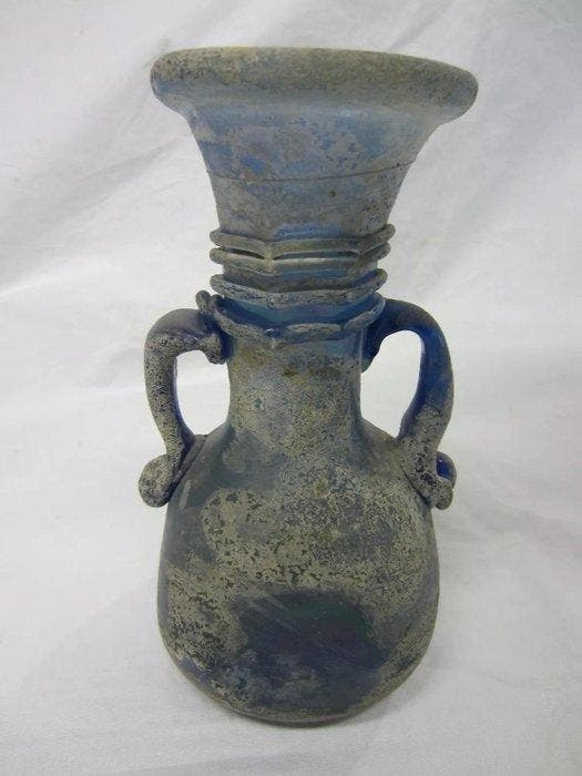 Vaas - Glas - handgemaakt, Antiek en Kunst, Curiosa en Brocante